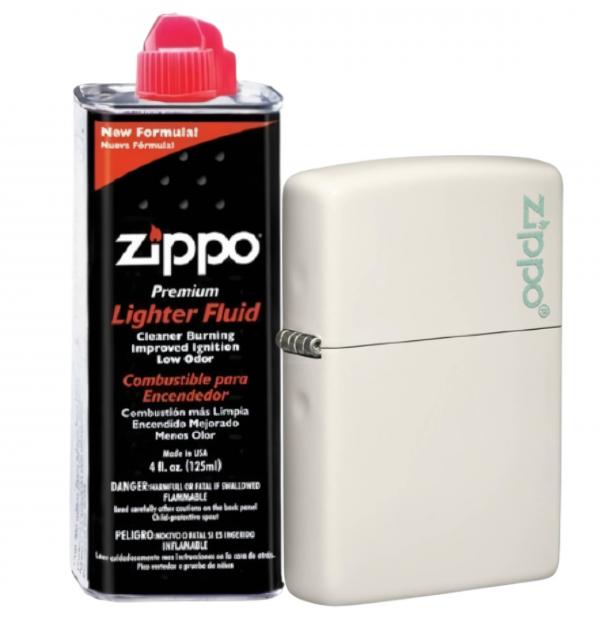 Бензиновая зажигалка ZIPPO 49193ZL Classic Glow In The Dark + бензин Zippo 125 мл 49193ZL-3141