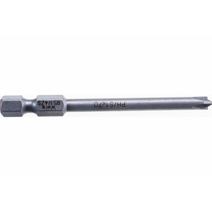 Бита Wera PH/S1 70 мм WE-059720