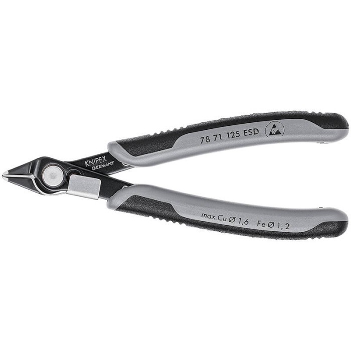 Бокорезы прецизионные Electronic Super Knips KNIPEX KN-7871125ESD