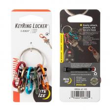 Брелок для ключей Nite Ize KeyRing Locker S-biner Aluminum KRGA-A1-R3