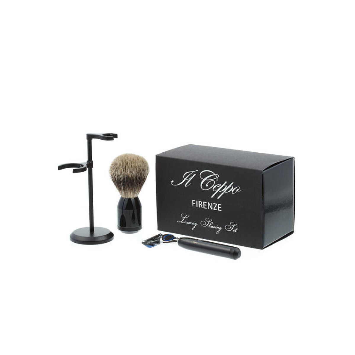 Бритвенный набор IL Ceppo Firenze черный глянцевый SET-S111P2FT 4