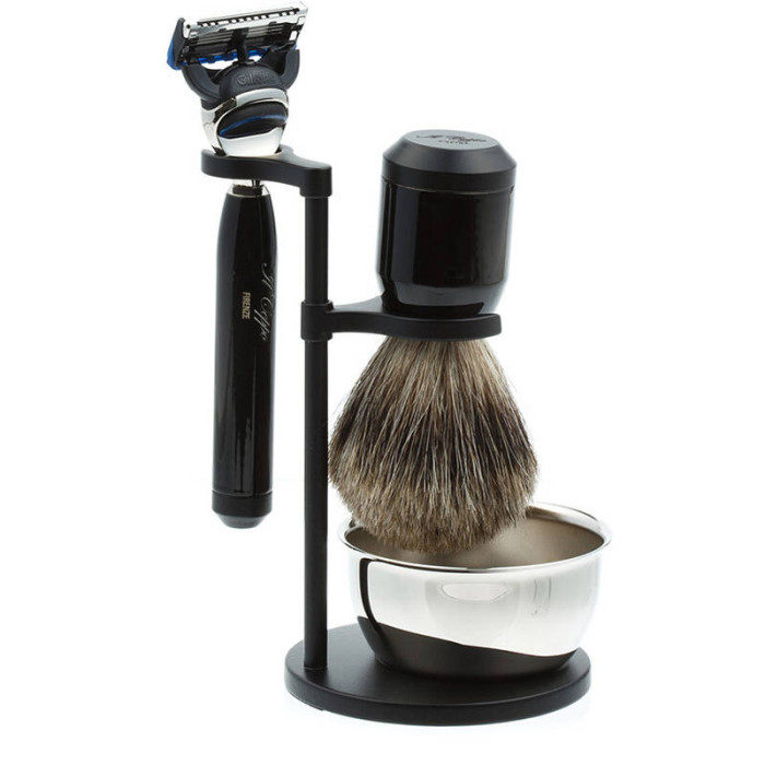 Бритвенный набор IL Ceppo Firenze черный глянцевый SET-S112P2FT