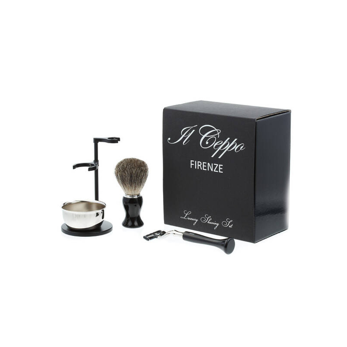Бритвенный набор IL Ceppo Firenze черный SET-S112BNMTG 3