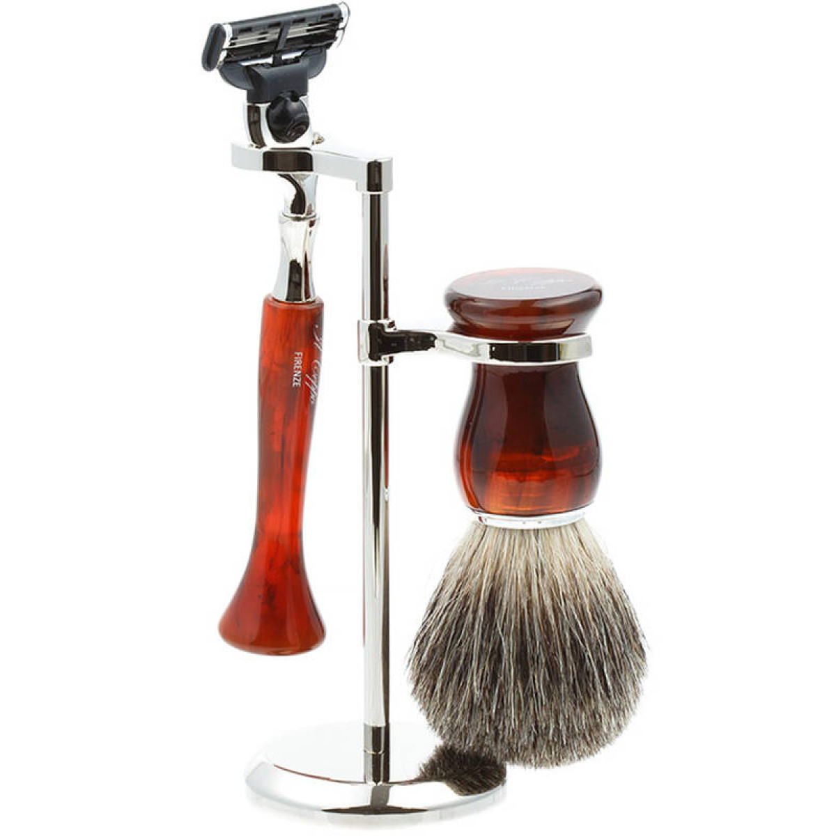 Бритвенный набор IL Ceppo Firenze коричневый SET-S103BTMTG 1