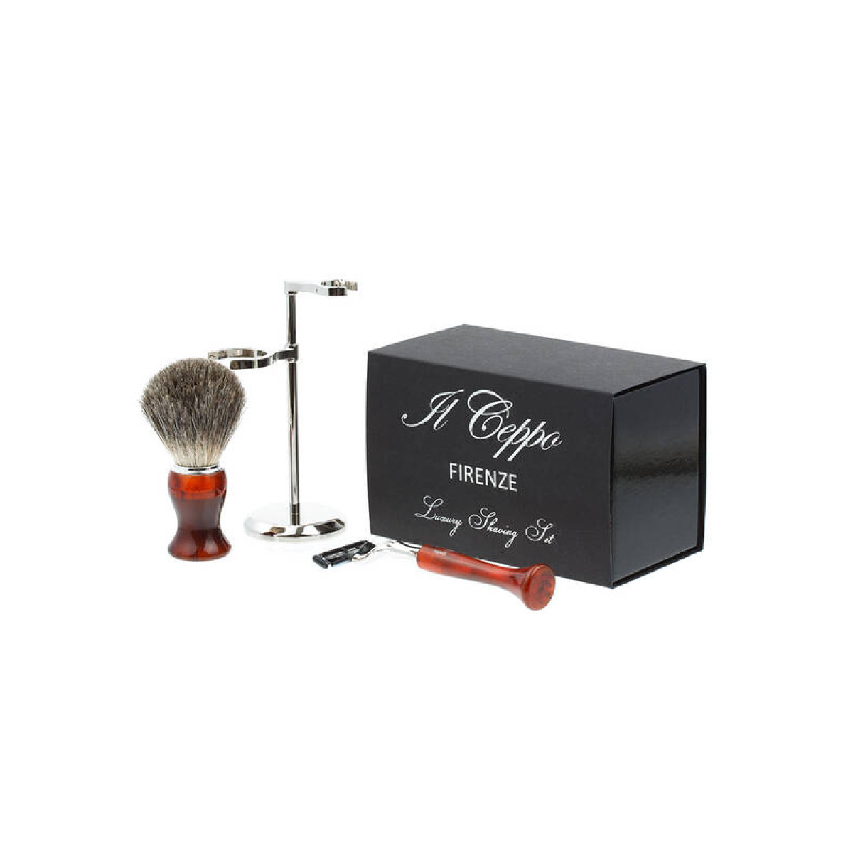 Бритвенный набор IL Ceppo Firenze коричневый SET-S103BTMTG 2