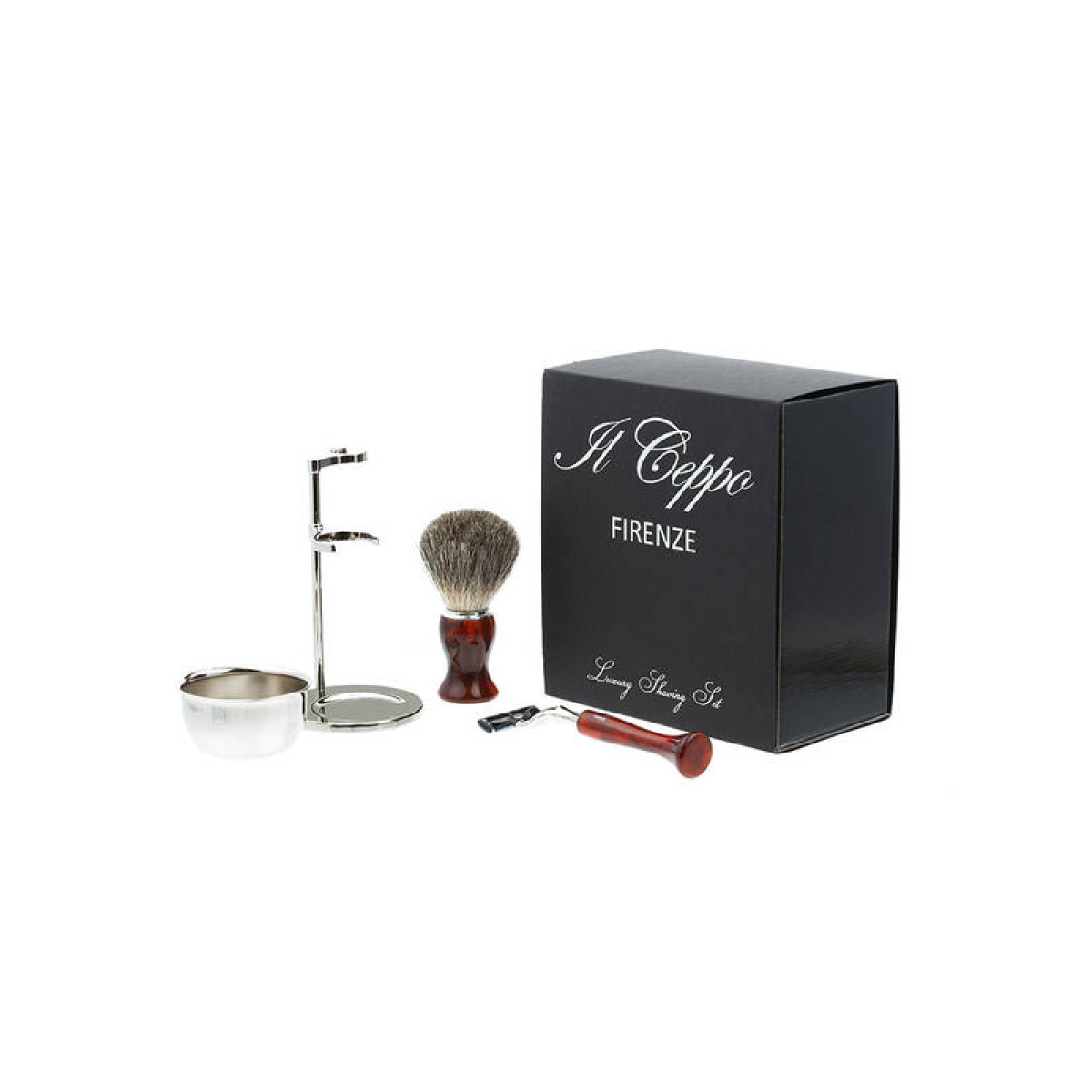 Бритвенный набор IL Ceppo Firenze коричневый SET-S104BTMTG 5