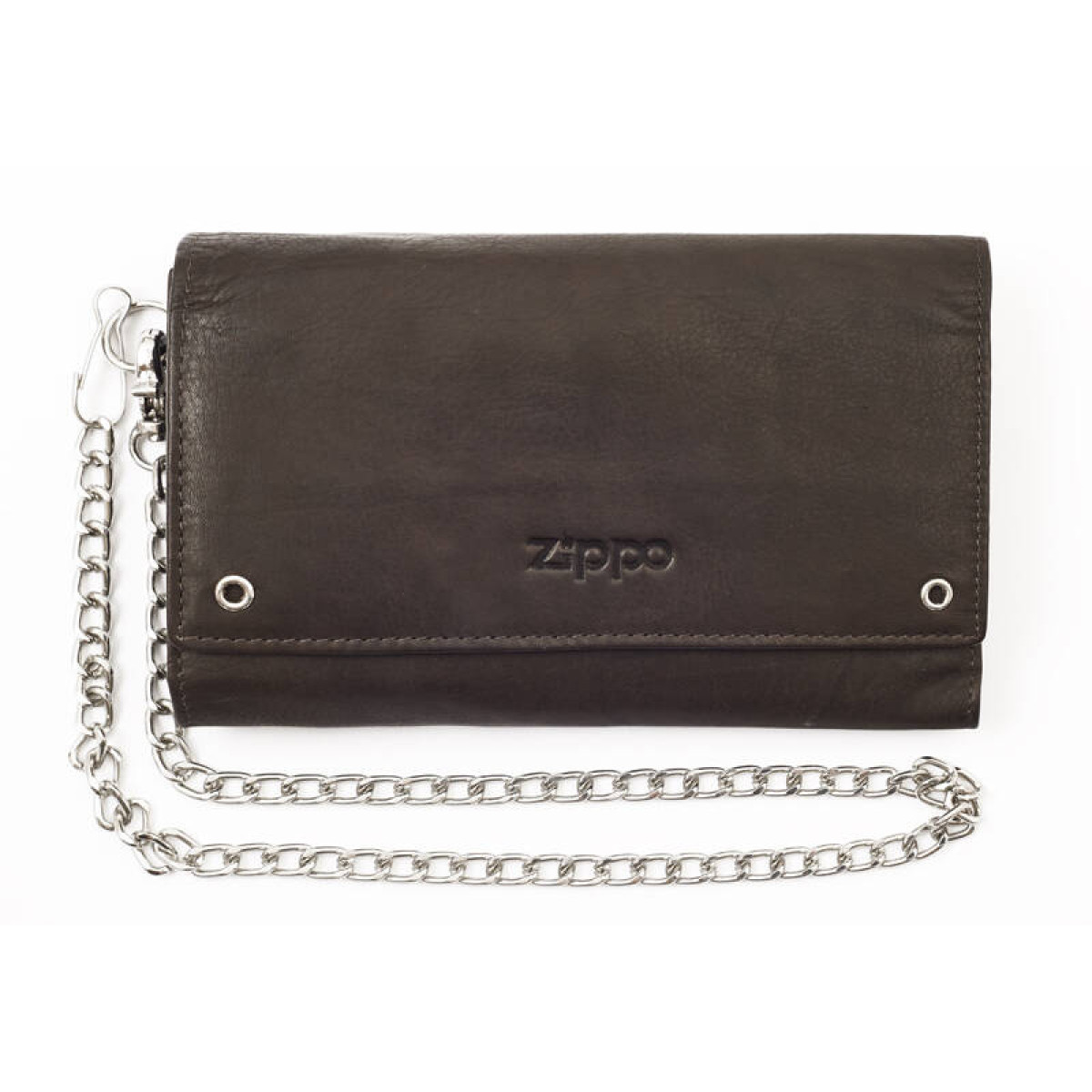 Бумажник байкера ZIPPO цвет "мокко" 17x35x11 см 1