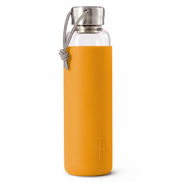 Бутылка для воды Black+Blum 600 мл стекло оранжевая GR-WB-M003