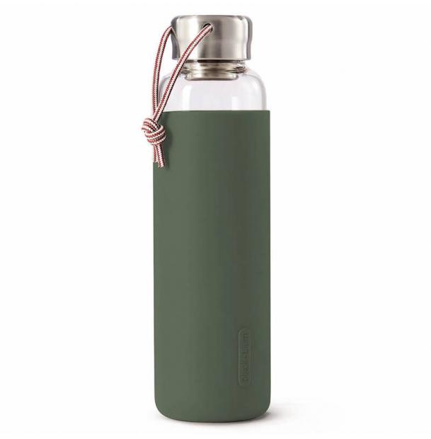 Бутылка для воды Black+Blum 600 мл стекло зеленая GR-WB-M010