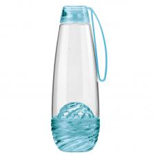 Бутылка Guzzini для фруктовой воды H2O голубая
