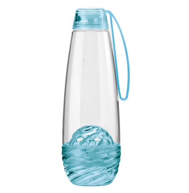 Бутылка Guzzini для фруктовой воды H2O голубая 11640148