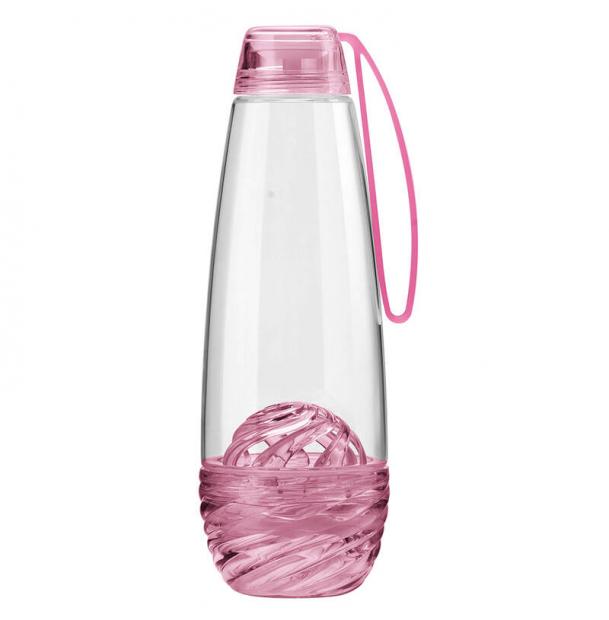 Бутылка Guzzini для фруктовой воды H2O розовая 11640159