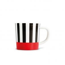 Чашка для эспрессо с блюдцем Remember Black Stripes