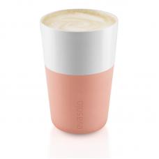Чашки Eva Solo Cafe Latte 2 шт 360 мл персиковый