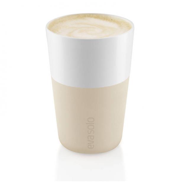 Чашки Eva Solo Cafe Latte Tumbler 2 шт 360 мл бежевый 501081