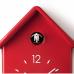 Часы настенные с кукушкой Guzzini QQ, бесшумные, с маятником, на кухню, в гостиную, красные, 16860255