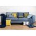 Чехол для подушки Tkano с принтом Twirl и декоративной окантовкой темно-синий Cuts&Pieces 30х50 TK18-CC0005