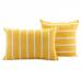Чехол на подушку декоративный в полоску горчичный Tkano Essential 40х60 TK21-CC0006