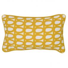 Чехол на подушку с принтом Twirl горчичного цвета Tkano TK21-CC0008 30х50 см