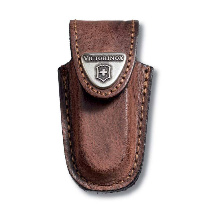Чехол на ремень VICTORINOX для ножей-брелоков 58 мм, кожаный, коричневый