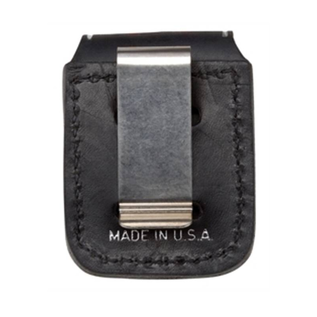 Чехол ZIPPO для зажигалки из натуральной кожи с клипом 3