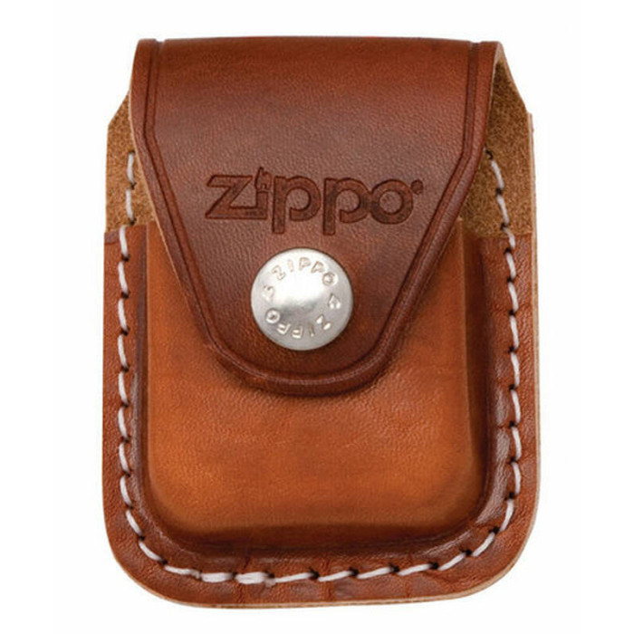 Чехол ZIPPO для зажигалки кожа с металлическим фиксатором