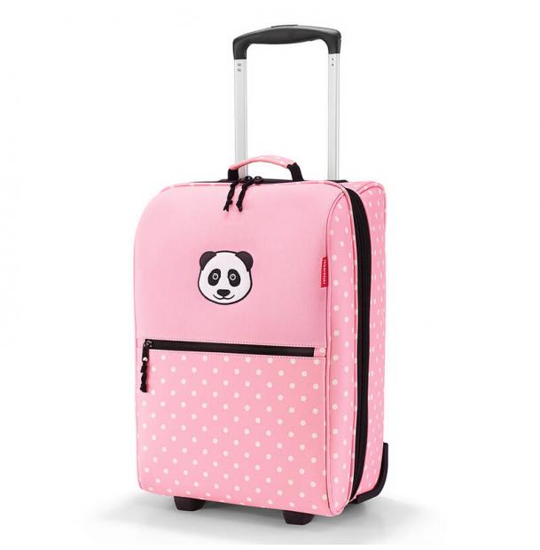 Чемодан детский Reisenthel Trolley XS panda dots pink IL3072