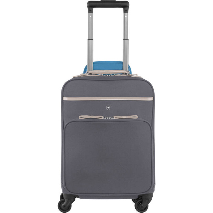 Чемодан VICTORINOX Victoria Brilliance, серый, нейлон TourMax, 33x20x44 см, 30 л