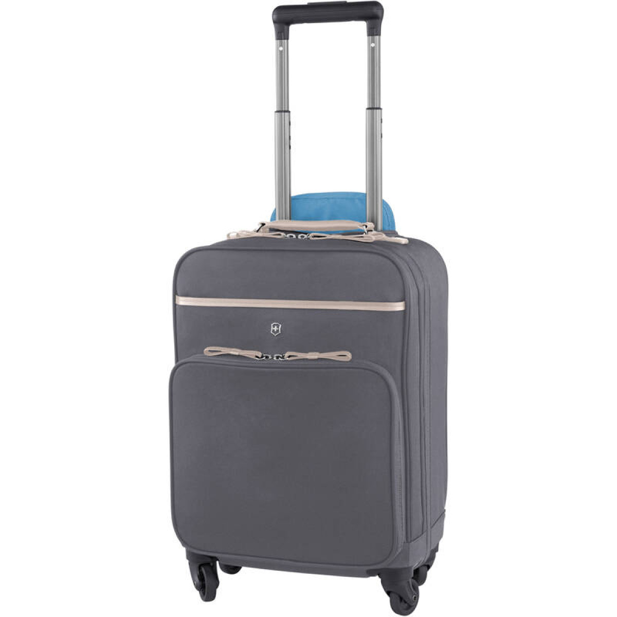 Чемодан VICTORINOX Victoria Brilliance, серый, нейлон TourMax, 33x20x44 см, 30 л 2