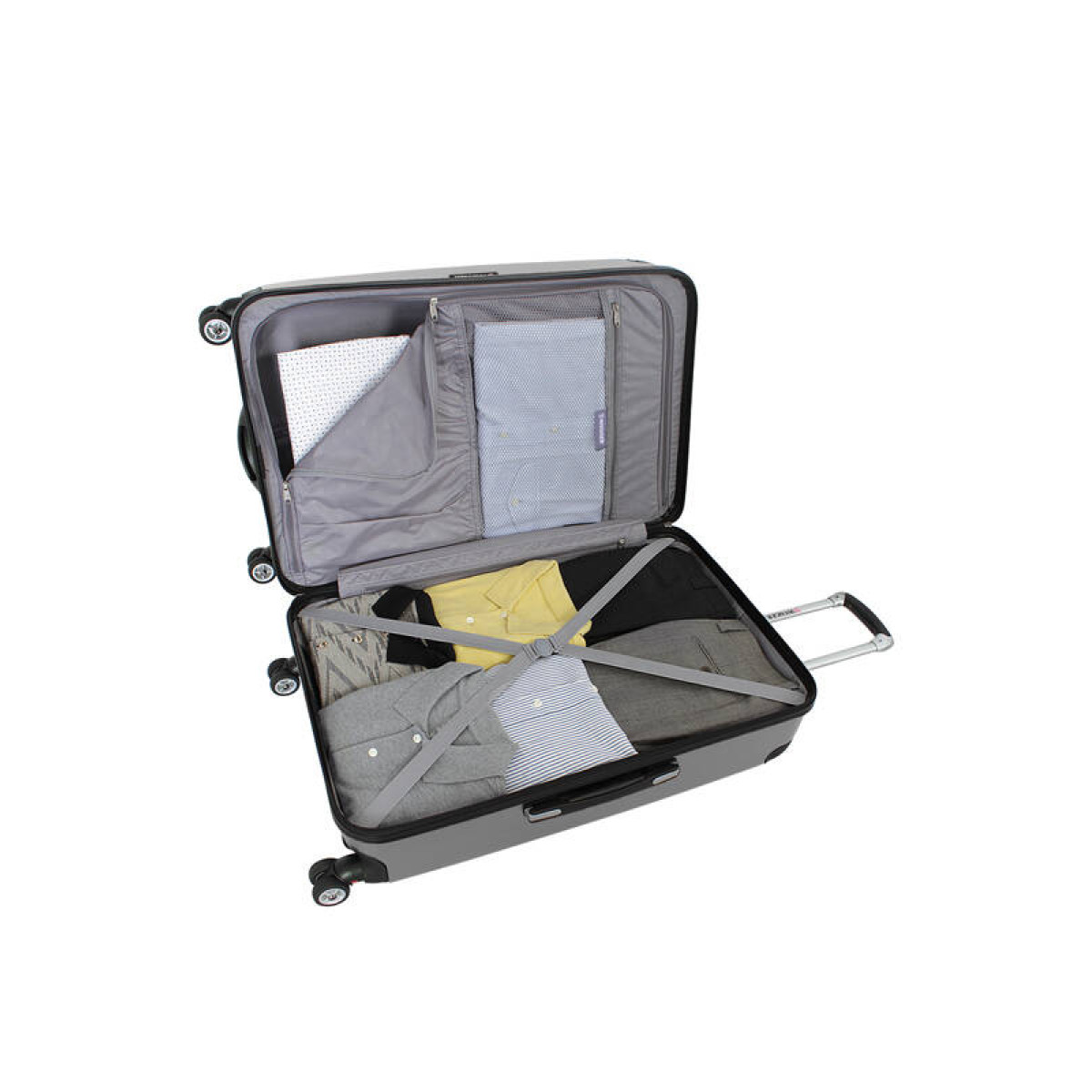 Чемодан WENGER Ridge 6171014171 серебристый 92 л 5