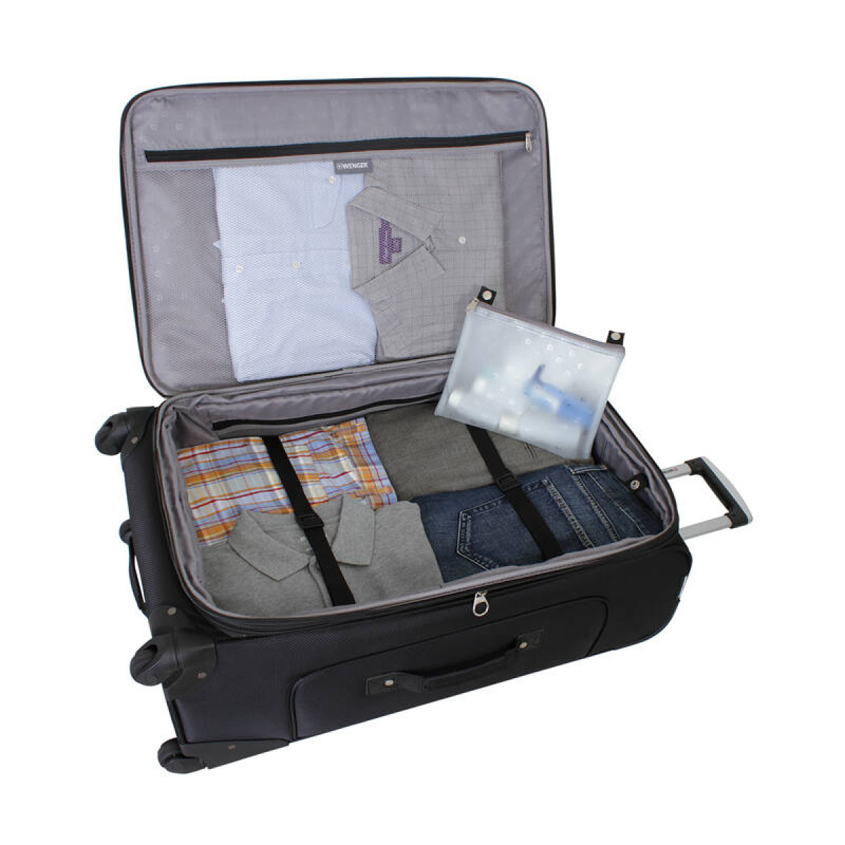 Чемодан WENGER SION WGR6283202181 чёрный 90 л 4