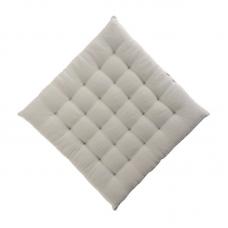 Декоративная подушка на стул Tkano из умягченного льна бежевая Essential 40х40х4