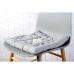 Декоративная подушка на стул Tkano из умягченного льна серая Essential 40х40х4 TK18-CP0009