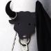 Держатель для ключей и аксессуаров Qualy Bull черный QL10152-BK