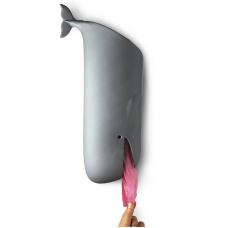 Держатель для пакетов и туалетной бумаги Moby Whale Qualy серый