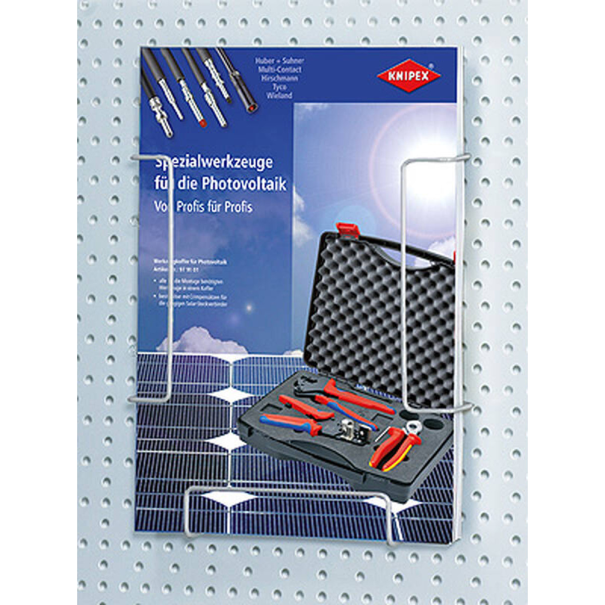 Держатель проспектов для перфорированной панели KNIPEX KN-001936 1
