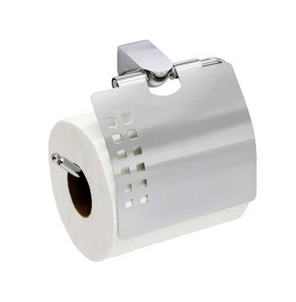 Держатель туалетной бумаги с крышкой WasserKRAFT Kammel K-8325