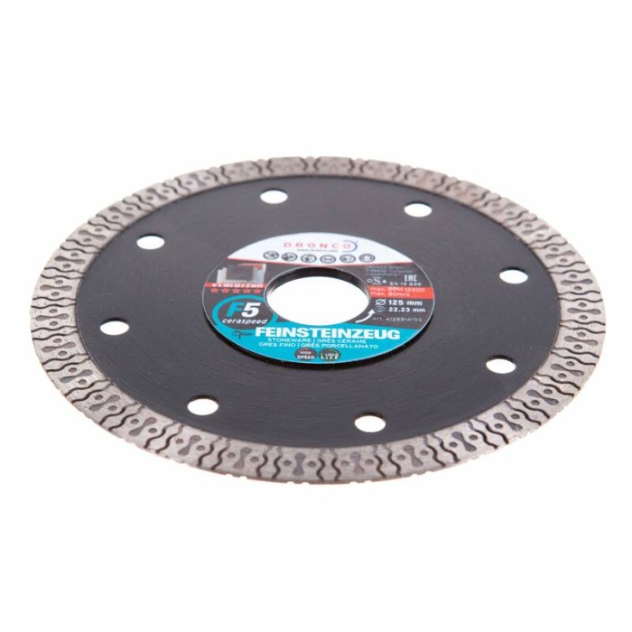 Диск алмазный по плитке F5 Ceraspeed 125x1,2x22,23 Dronco 4125514100