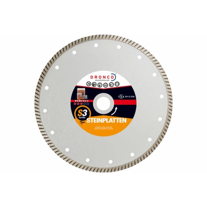 Диск алмазный S3 Turbo F 125x2.1x22.23 Dronco 4123460100