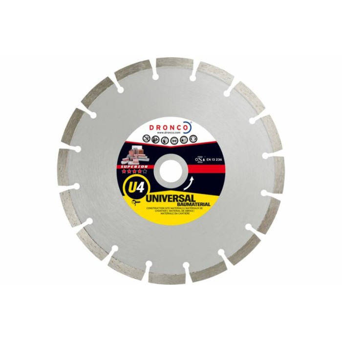 Диск алмазный U4 LT46 125х2,2x22,23 Dronco 4124185100