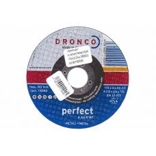 Диск отрезной по металлу DRONCO Perfect A24R 1110015100