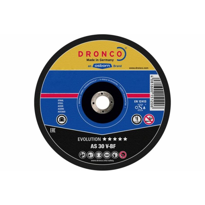 Диск отрезной по металлу Evolution AS30V 230x3x22,23 Dronco 1231965100