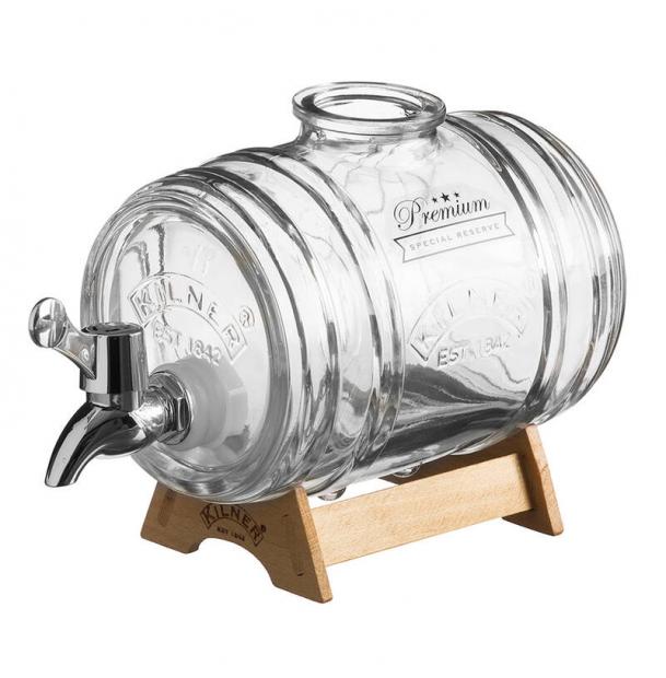 Диспенсер Для Напитков Kilner Barrel На Подставке 1 Л В Подарочной Упаковке K_0025.793V