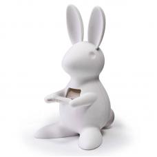 Диспенсер для скотча Qualy Bunny белый QL10114-WH