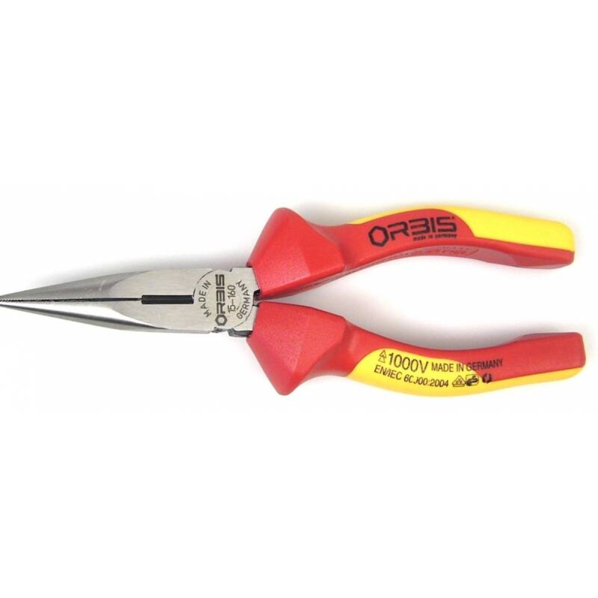 Длинногубцы VDE с режущими губками прямые Orbis 15-160/44RV 1
