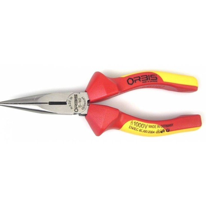 Длинногубцы VDE с режущими губками прямые Orbis 15-160/44RV