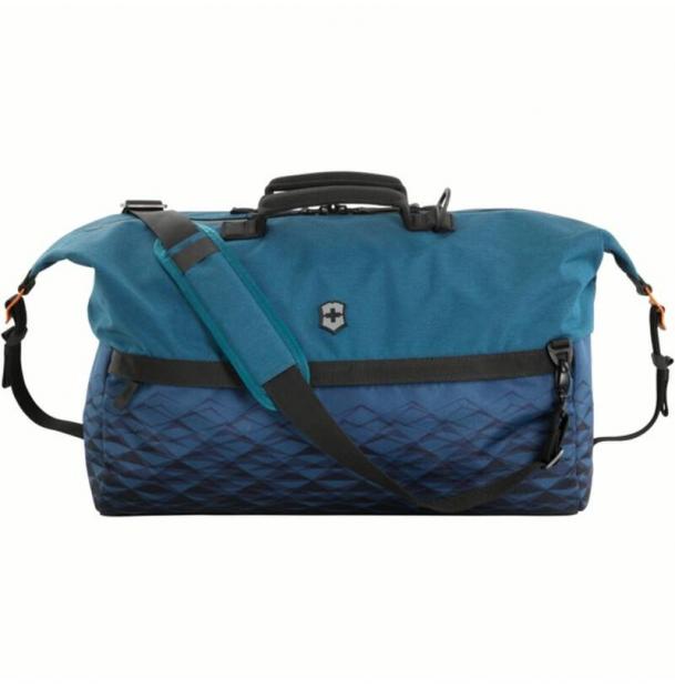 Дорожная сумка VICTORINOX VX Touring, Duffel, Dark Teal, синяя, ткани VX4 и VXTek, 51x23x29 см, 35 л 601495