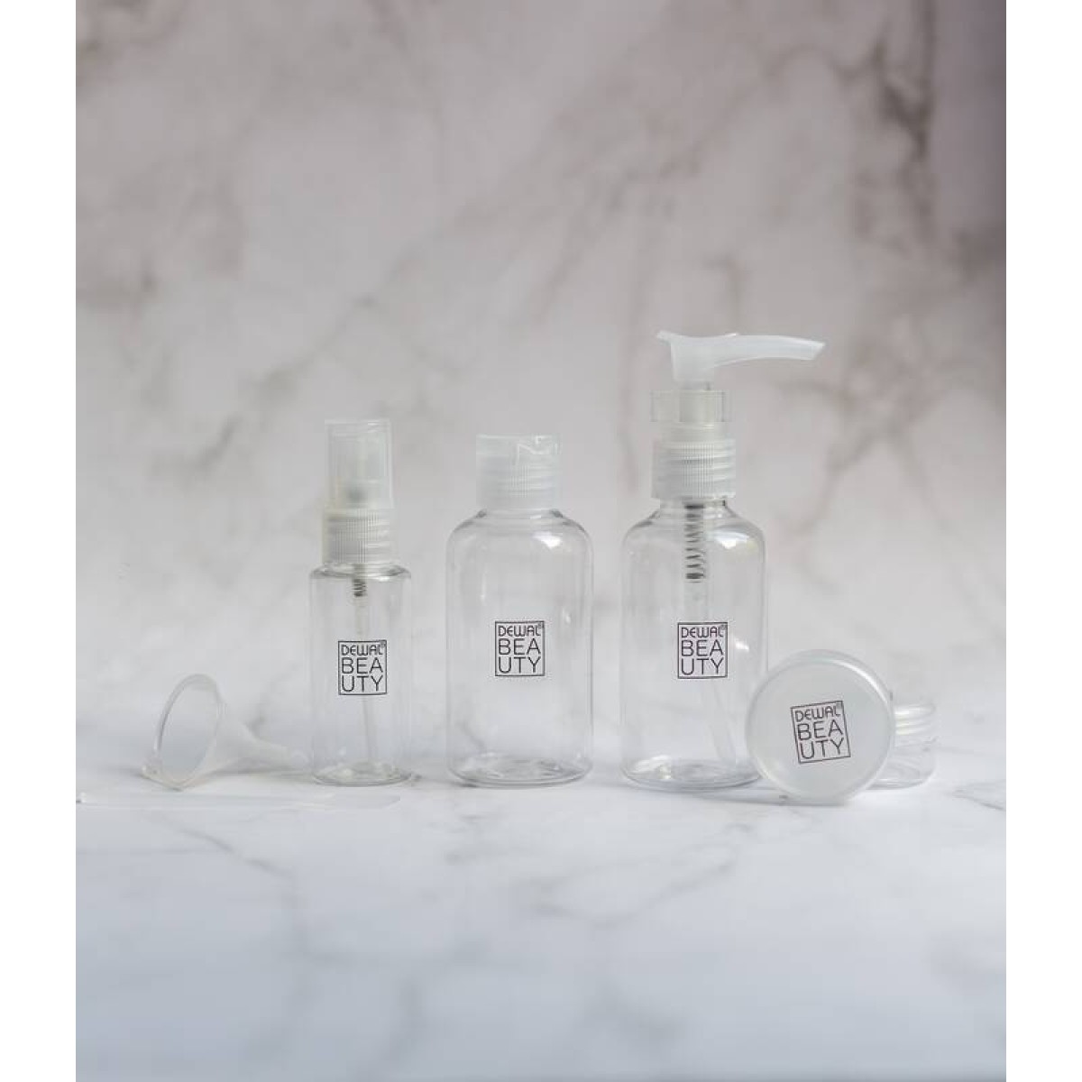 Дорожный набор баночек для путешествий Dewal Beauty DBTS5D 3