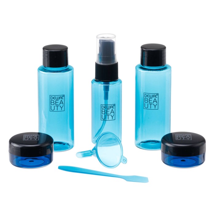 Дорожный набор баночек для путешествий DEWAL BEAUTY DBTS5SG