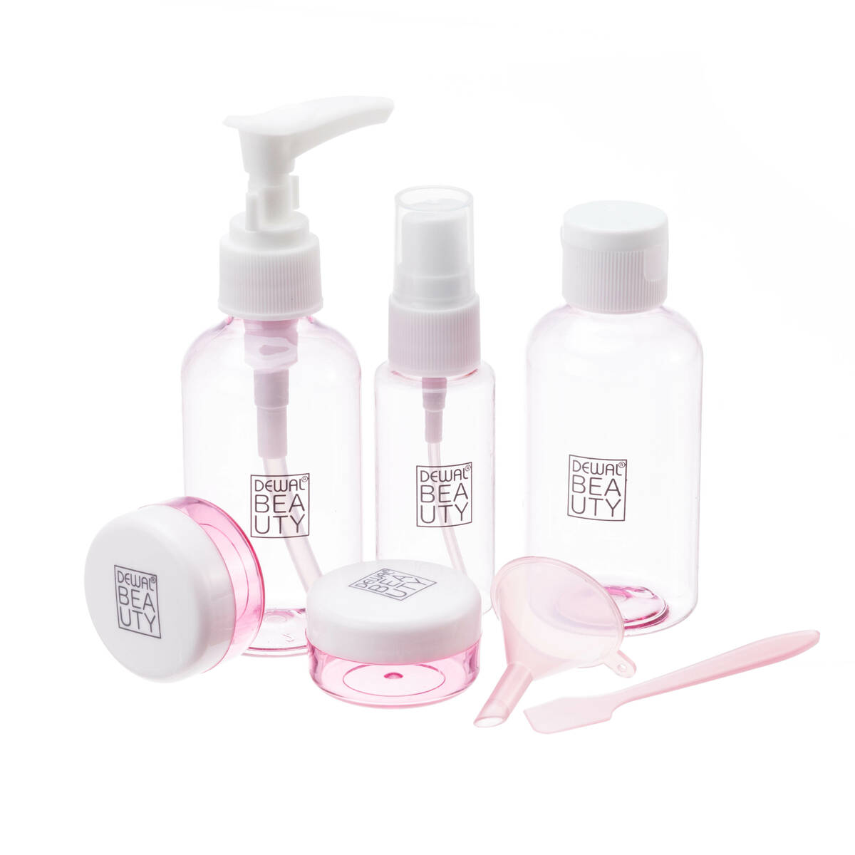 Дорожный набор баночек для путешествий DEWAL BEAUTY DBTS5SR 1